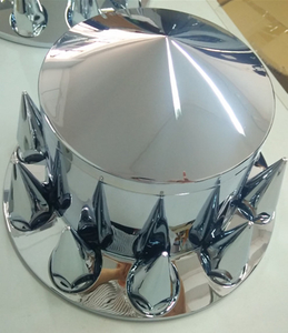 Chrome rear axle wheel cover with 33mm removable nut covers DH-YY15800