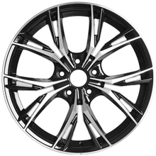 16/17/18 inch black machine face rim aluminum wheel rims made in china